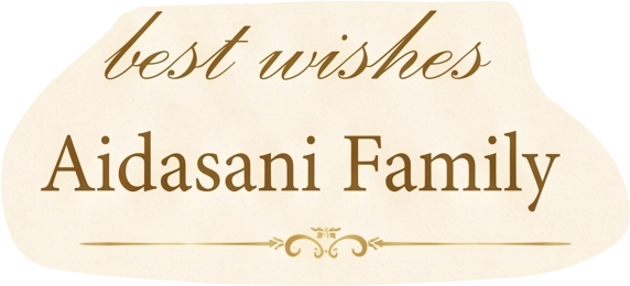 Best wishes, Aidasani Family